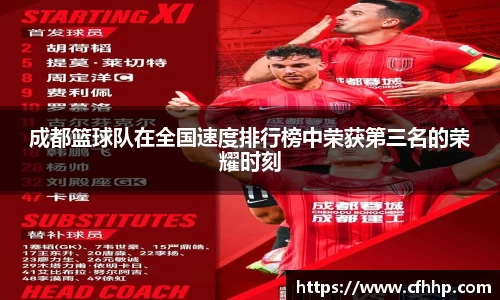 成都篮球队在全国速度排行榜中荣获第三名的荣耀时刻